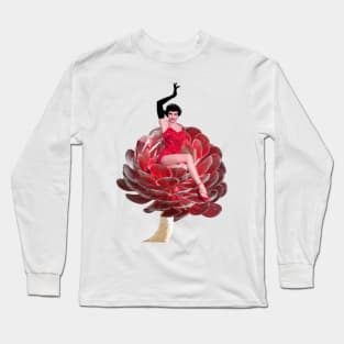 Pin-up Loves Nature - Cyd Charisse 3 Long Sleeve T-Shirt